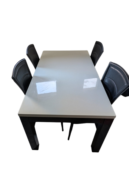Table à manger 6 personnes + 5 chaises