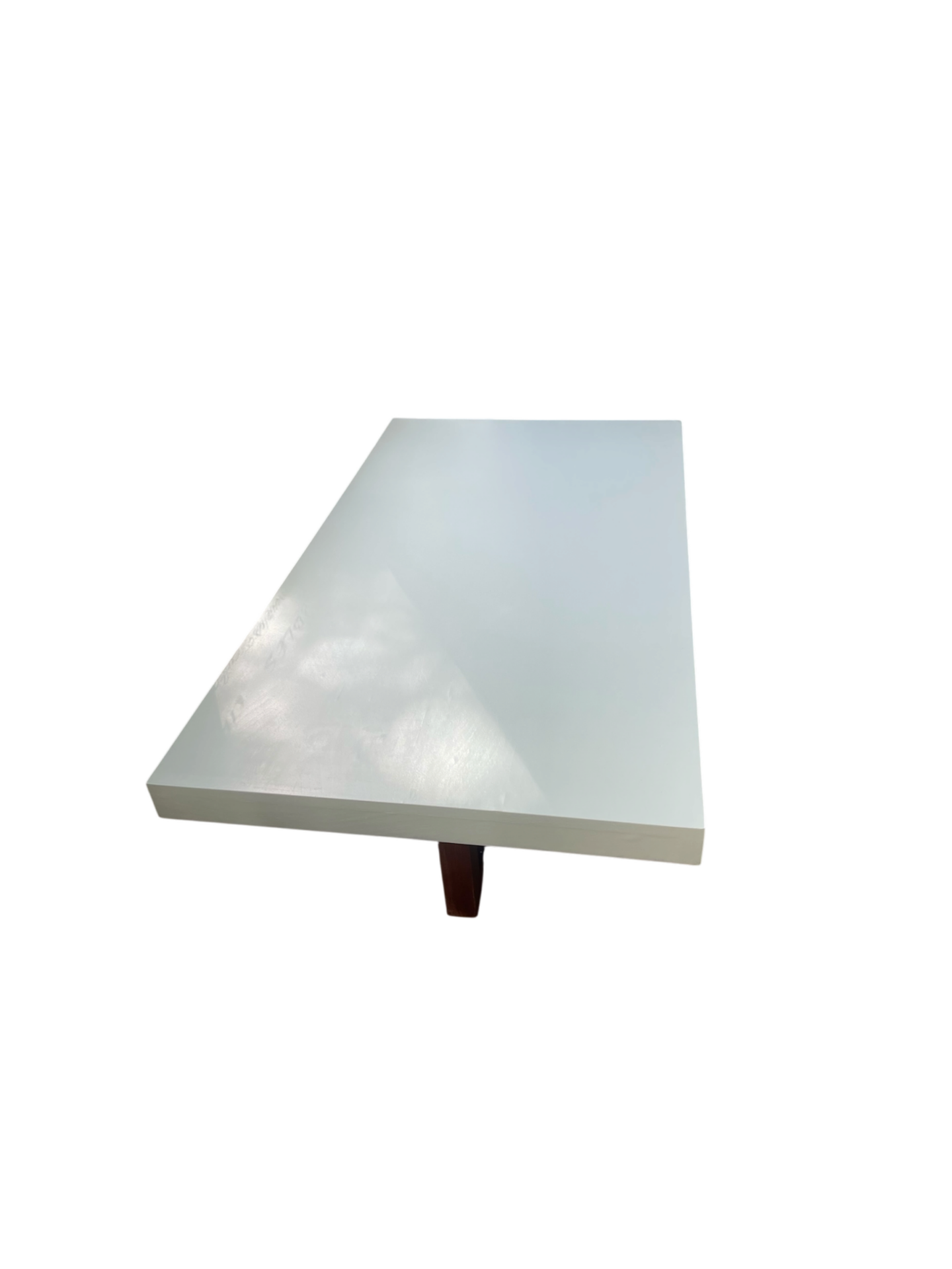 Table basse bois, plateau « menthe à l’eau » – Image 2