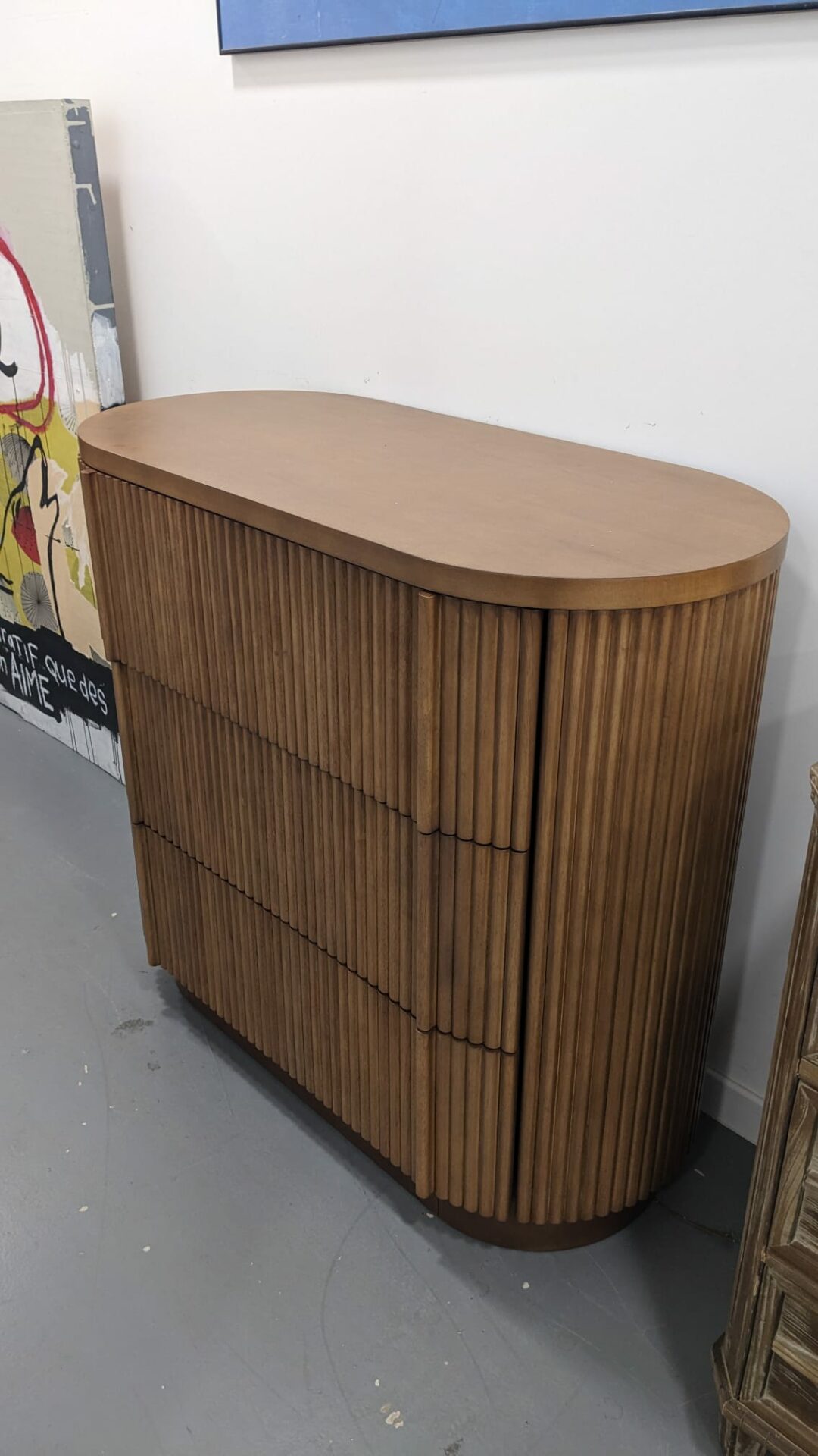 Ronda - Commode, Bois teinte noyer, 100cm – Image 2