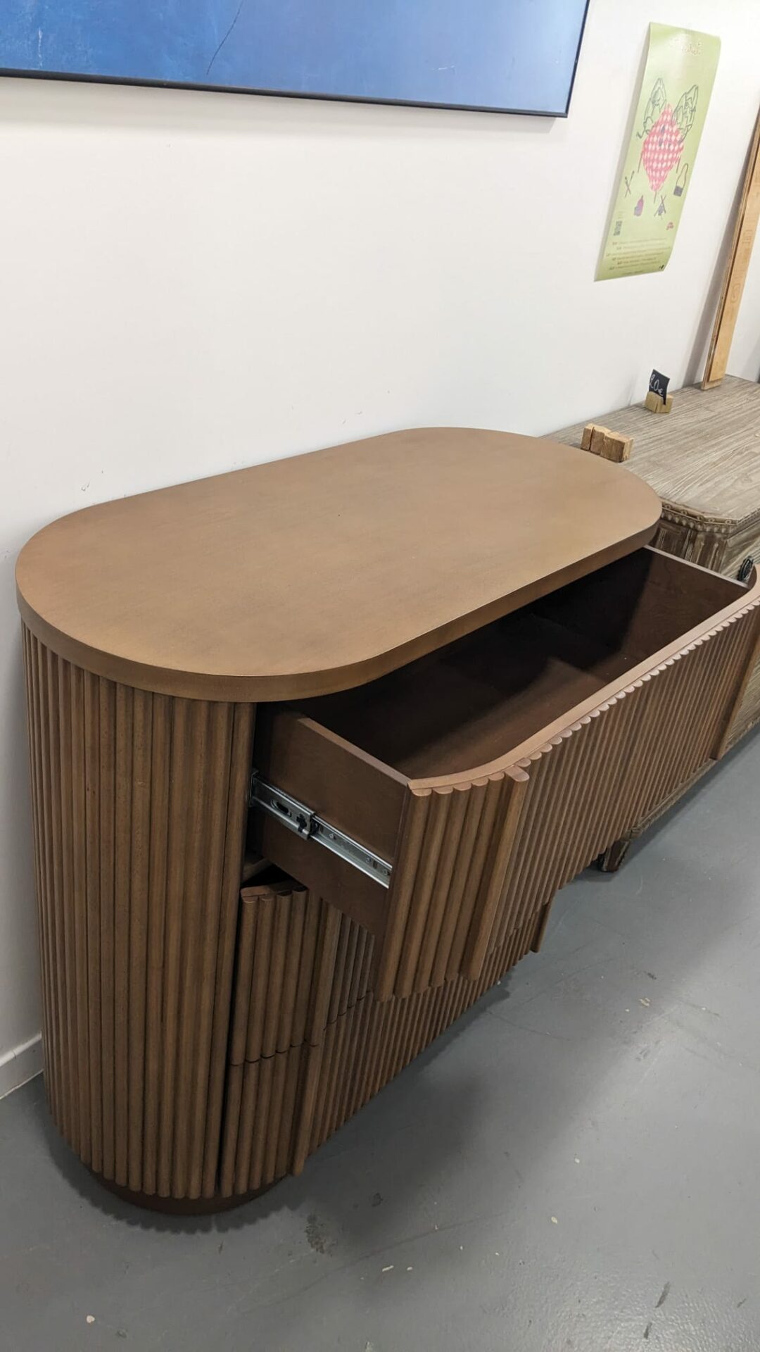 Ronda - Commode, Bois teinte noyer, 100cm – Image 3