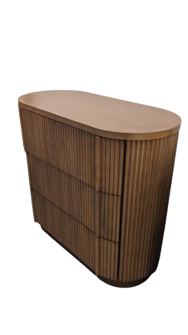 Ronda - Commode, Bois teinte noyer, 100cm