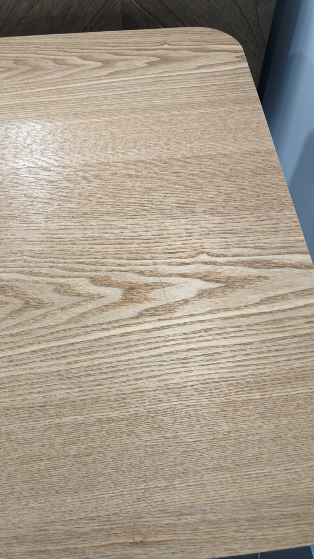 Bureau, Bois naturel & métal doré VINYLE – Image 6