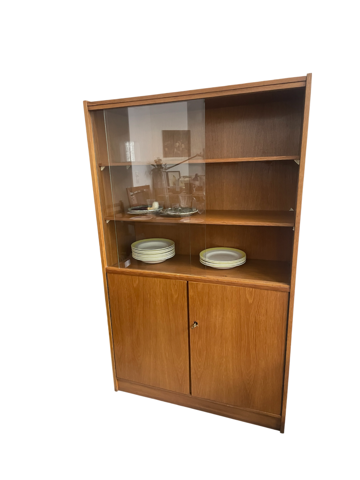 Bibliothèque vitrine années 70