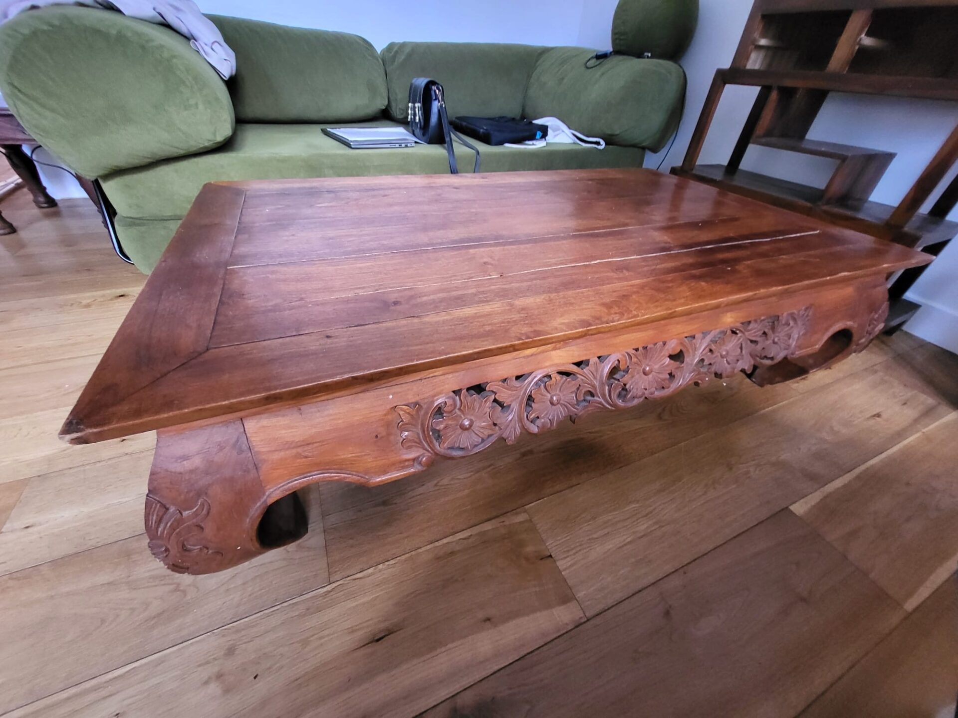 Table basse en bois ancienne – Image 4