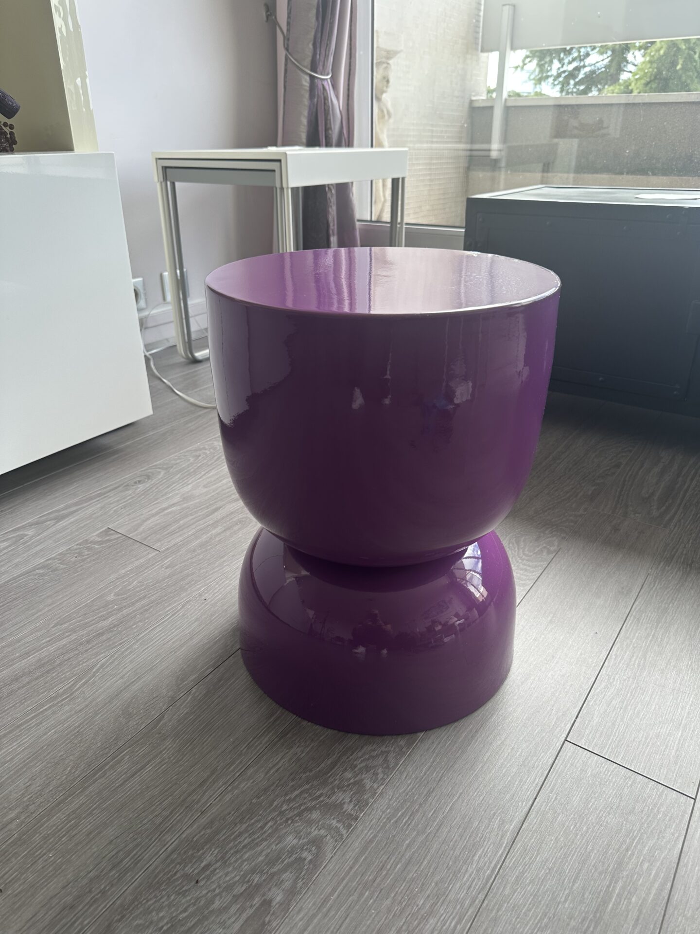Table bout de canapé mauve – Image 4
