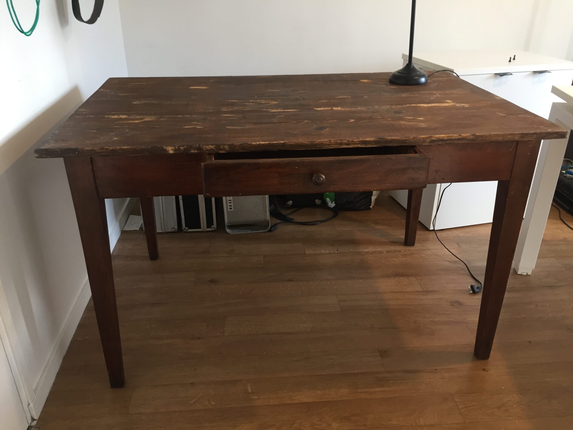 Table de ferme en bois massif – Image 3