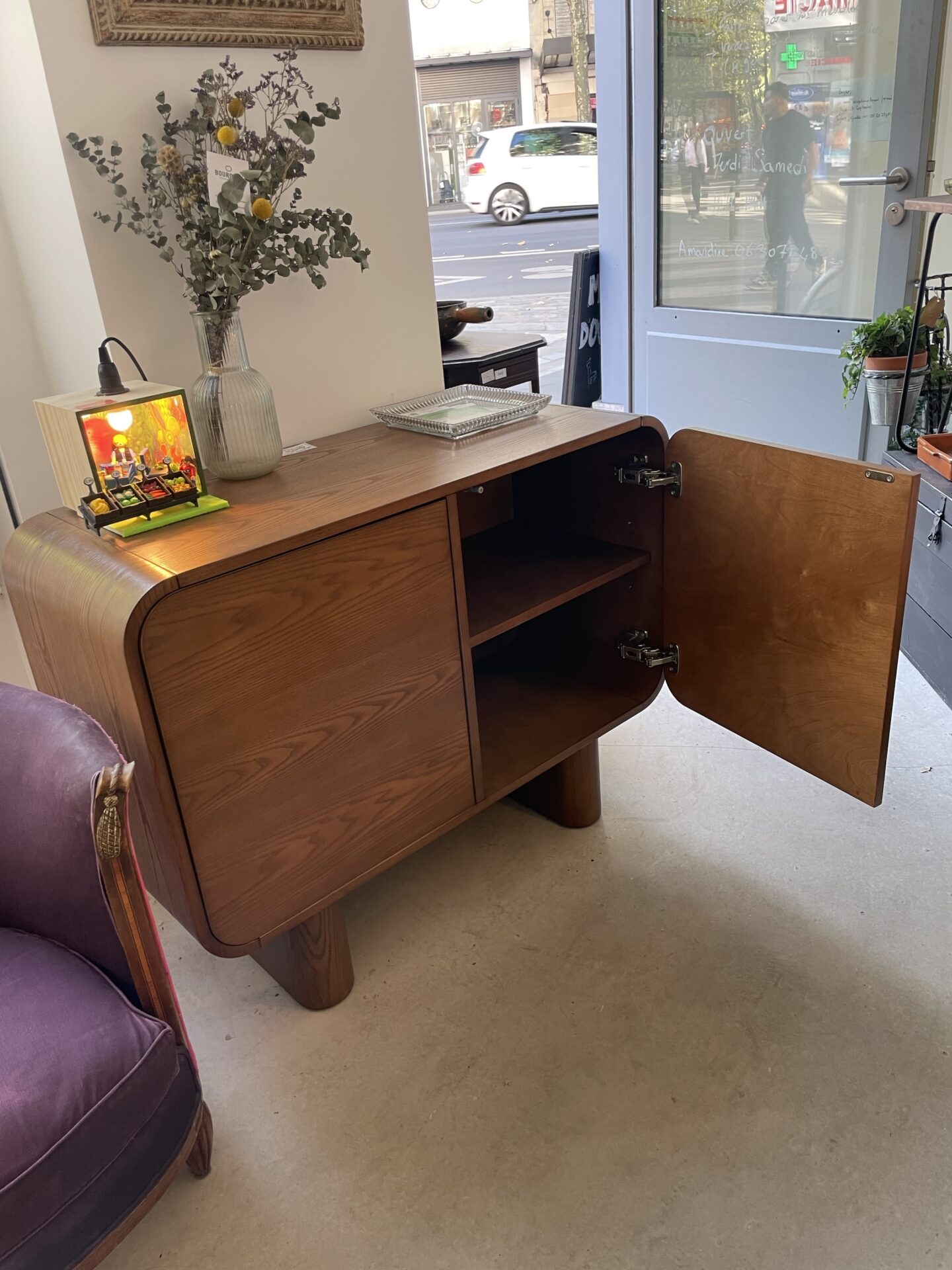 Buffet frêne et noyer « KARL » – Image 5